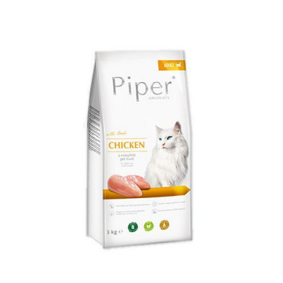 Hrana uscata pentru pisici Piper Adult, carne de pui, 3kg AnimaPet MegaFood foto