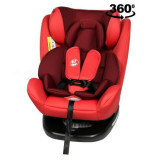 Scaun Auto Tweety Red cu Isofix rotativ 360 grade BUF BOOF 0 36 kg baza neagra