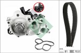 INA 530 0743 30 Set pompa apa + curea dintata