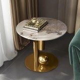 Masuta Cafea Gaia 60x50h cm Gold