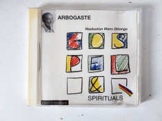 CD Arbogaste, Manu Dibango &amp;ndash; Spirituals, Funk / Soul Gospel Album France 2000 foto