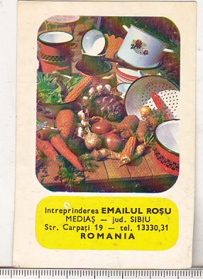 bnk cld Calendar de buzunar - 1977 - Emailul Rosu Medias foto