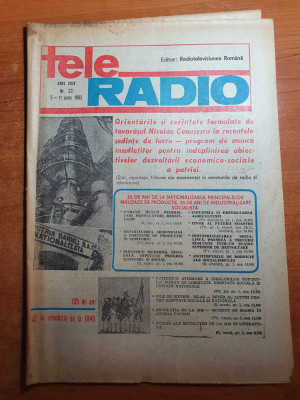 revista tele-radio 5-11 iunie 1983 foto