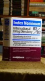 Index Nominum Director international de medicamente editura Medpharm 1993 1250 pagini stare buna editie rara
