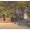 5553 - DETTA, Timis, Park, statue, Romania - old postcard - used - 1931