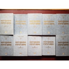 Hotarari ale guvernului Romaniei si alte acte normative 1 Ianuarie-31 Decembrie 2018 (10 volume, lipsa volumul 7 luna Iulie)