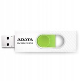 Cumpara ieftin ADATA UV320 128GB , USB 3.1, retractabil, alb verede, 90 40 MB s
