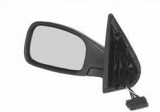 Oglinda exterioara Peugeot 306 (7_) (Hatchback + Sedan) 3.1993-12.2001 , cu 5 pini, partea stanga View Max crom convex carcasa neagra reglare electri