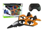 Drona de jucarie RC Orange Fighter cu telecomanda, Lean 16081