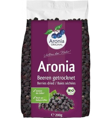 Fructe de Aronia Uscate Bio 200gr Aronia Original foto
