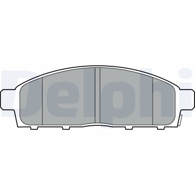 DELPHI LP3313 set placute frana,frana disc foto