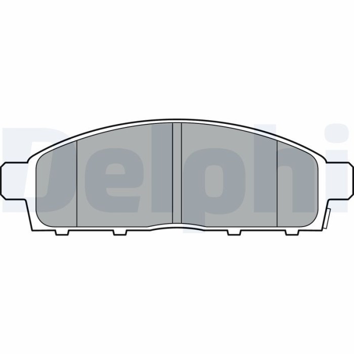 DELPHI LP3313 set placute frana,frana disc