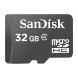 Card MicroSD 32GB, Clasa 4, SanDisk, 32 GB