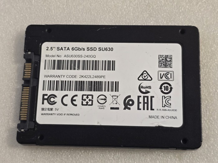 Solid-State Drive (SSD) ADATA SU630, 240GB, 2.5&quot;, SATA III - teste reale