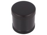 Semnalizator acustic negru WERMA 24V DC/AC IP54 &Oslash;70x72mm sirenă 8 tonuri