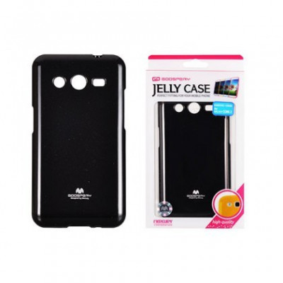 Husa Mercury Jelly Samsung E500 Galaxy E5 Negru Blister foto