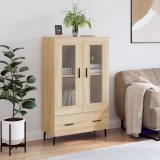 vidaXL Dulap &icirc;nalt, stejar Sonoma, 69,5x31x115 cm, lemn prelucrat