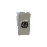 TV priza Arteor - TV single shielded male &Oslash;9.5 mm - 1 module - magnesium, Legrand