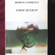 "UNDE SCURTE. Jurnal indirect", Monica Lovinescu, 1990