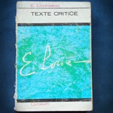 TEXTE CRITICE - EUGEN LOVINESCU - LYCEUM