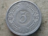 ANTILELE OLANDEZE-5 CENTS 1992, America Centrala si de Sud