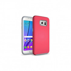 Husa Compatibila cu Samsung Galaxy S7 Edge G935 - iberry Armor Rugged Roz