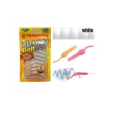 YUMMY TRABUCCO BAIT TAIL DANCER 3CM 8 BUC/PLIC ALB