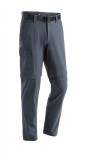 Cumpara ieftin Pantaloni Drumetie Barbati Maier Sports Torid Slim Zip Gri Marimea 48 - Pantaloni Trekking Transformabili, Impermeabili si Respirabili