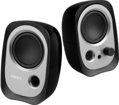 BOXE EDIFIER 2.0, RMS: 4W (2 x 2W), bass reflex port, USB power, black, &amp;quot;R12U&amp;quot; (timbru verde 0.8 lei) foto