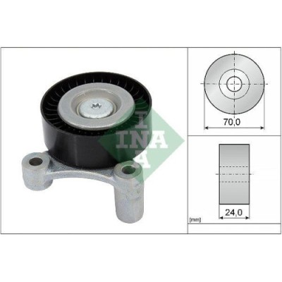 Rola ghidare curea Volvo S60 2 (134) 04.10-12.19, S60 3 (224) 02.19-, S90 2 (234) 01.16-, V60 I (155) 07.10-12.18, V60 2 (225) 02.18-, V90 2 Estate ( foto
