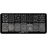 Cumpara ieftin Matrita Metalica Stampila Unghii LUXORISE, Retro Revolution