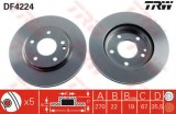 Disc frana MERCEDES VANEO (414) (2002 - 2005) TRW DF4224
