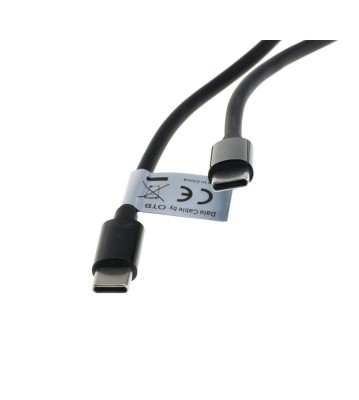 Cablu de date OTB - USB-C 2.0 tată la USB-C 2.0 tată - USB-PD 100W - 1,0 m - negru foto