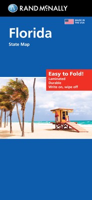 Rand McNally Easy to Fold: Florida State Laminated Map foto