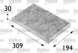 VALEO 698682 VALEO PROTECT Filtru, aer habitaclu