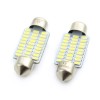 Bec LED Sofit 36mm 1.5W 12V SMD 27 PLD023 Plafoniera Auto Numar Inmatriculare Carguard (2 Buc)