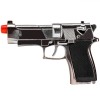 Pistol Metalic Beretta, 8 Gloanțe, Lungime 13 cm, Negru, Oem