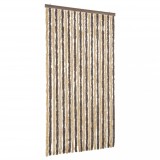 Cumpara ieftin Perdea pentru insecte, maro inchis si bej, 100x200 cm, chenille