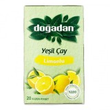 Ceai verde cu lamaie Dogadan 20 pliculete ambalate individual 40g MGR32059