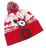 Caciula LED de Craciun rosie Strend Pro, 60 lm, USB, marimea L