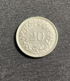 Moneda 20 rapper 1954 Elvetia, Europa