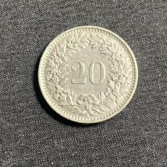 Moneda 20 rapper 1954 Elvetia