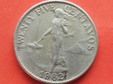 FILIPINE-25 CENTAVOS 1962
