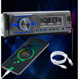 Cumpara ieftin Player Auto RGB, 4 x 50W, model 7021A, cu Bluetooth, Telefon, Radio, MP3, AUX, Card, Telecomanda, AVEX