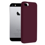 Husa telefon iPhone 5 / 5s / SE - Techsuit Soft Edge Silicone - Plum Violet, Apple