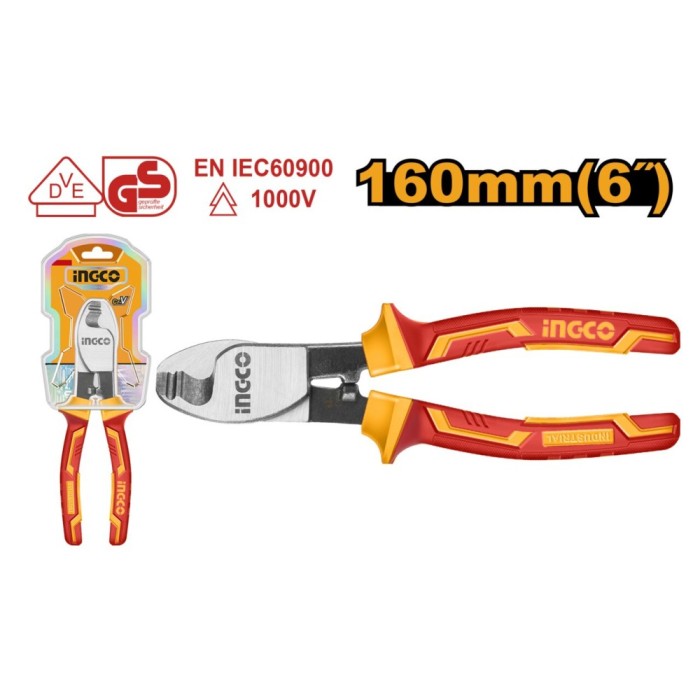 Patent taietor cabluri 6&#039;&#039;/160 mm 1000 v - Ingco HICCB28160