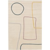 Covor Premium Belgian Model Cancun 18725-065, Marime 80 x 150 cm, Crem, Inaltime Fir 7 mm, Antialergic, Polipropilena, Living, Dormitor, Sufragerie, B