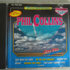 PHIL COLLINS - Live In USA - C D Original ca NOU