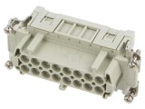 Conector ILME HDC 16 pini 16A 600V insert contact mamă CCE