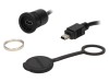 Cablu adaptor ENCITECH USB B Mini 2.0, 0.5m, montare panou, IP65